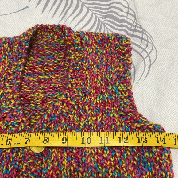 Rainbow Sweater Handmade Vest - Picture 6 of 8